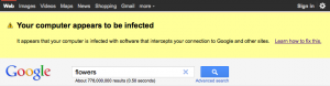 Google warnt Surfer vor Virenbefall und Schadprogrammen