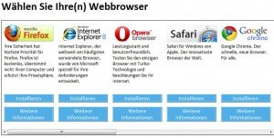 Qual der Wahl: Browserauswahl in Windows