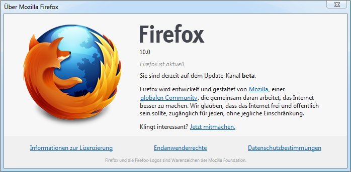 Firefox 10 bringt kleine Änderungen und neue Entwickler-Tools