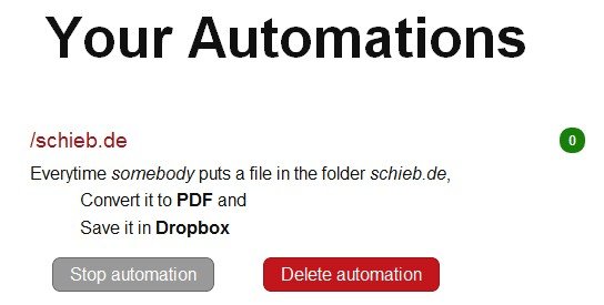 Dropbox-Dateien automatisch nach PDF konvertieren