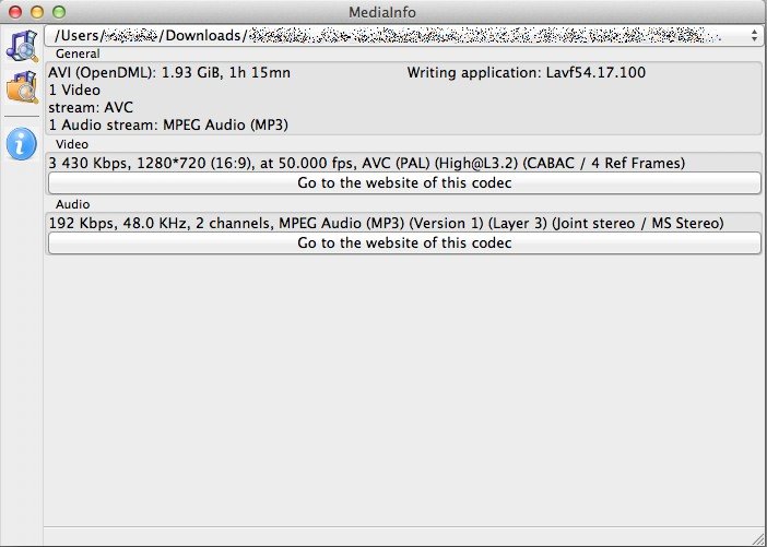 OSX: Details über ein Video feststellen, ohne es abzuspielen
