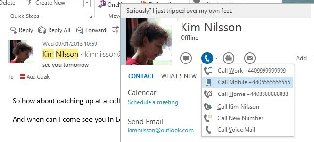 Skype-Telefonie-Programm in Outlook einbauen