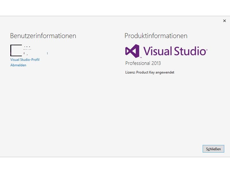 Visual Studio 2013 mit einem Product Key aktivieren