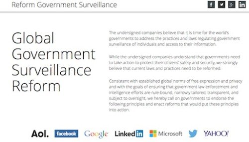 Google, Facebook, Yahoo und Co. gegen die NSA