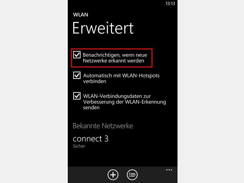 Windows Phone: Netzwerk-Benachrichtigungen ausblenden
