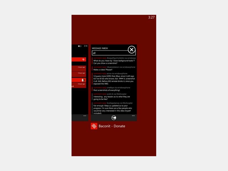 Windows Phone 8: Apps komplett beenden