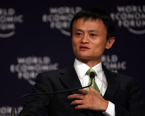 TIANJIN/CHINA, 28SEPT08 - Jack Ma Yun, Chairman and Chief Executive Officer, Alibaba Group, speaks during The Future of the Global Economy: The View from China plenary session at the World Economic Forum Annual Meeting of the New Champions in Tianjin, China 28 September 2008. Copyright World Economic Forum (www.weforum.org)/Photo by Natalie Behring
