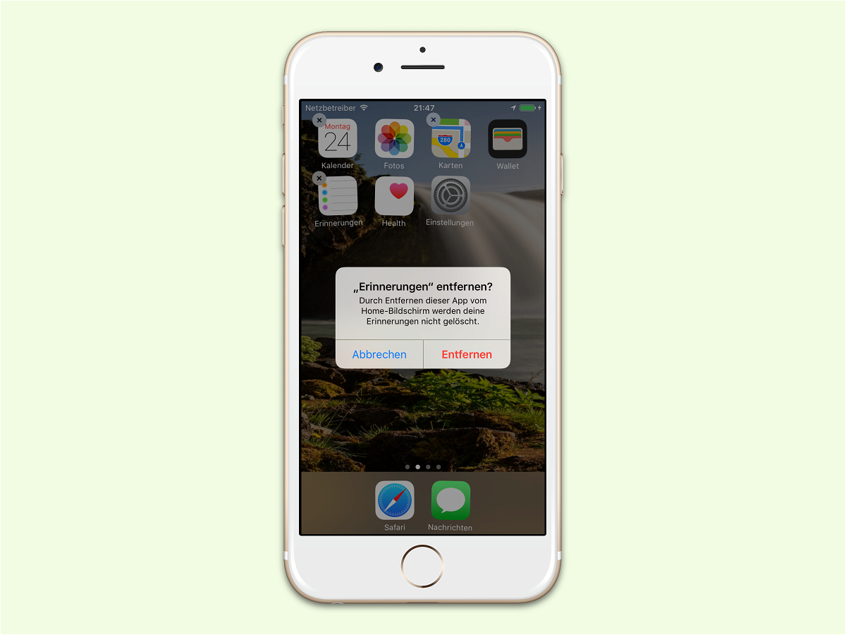 iOS 10: Standard-Apps am iPhone und iPad löschen