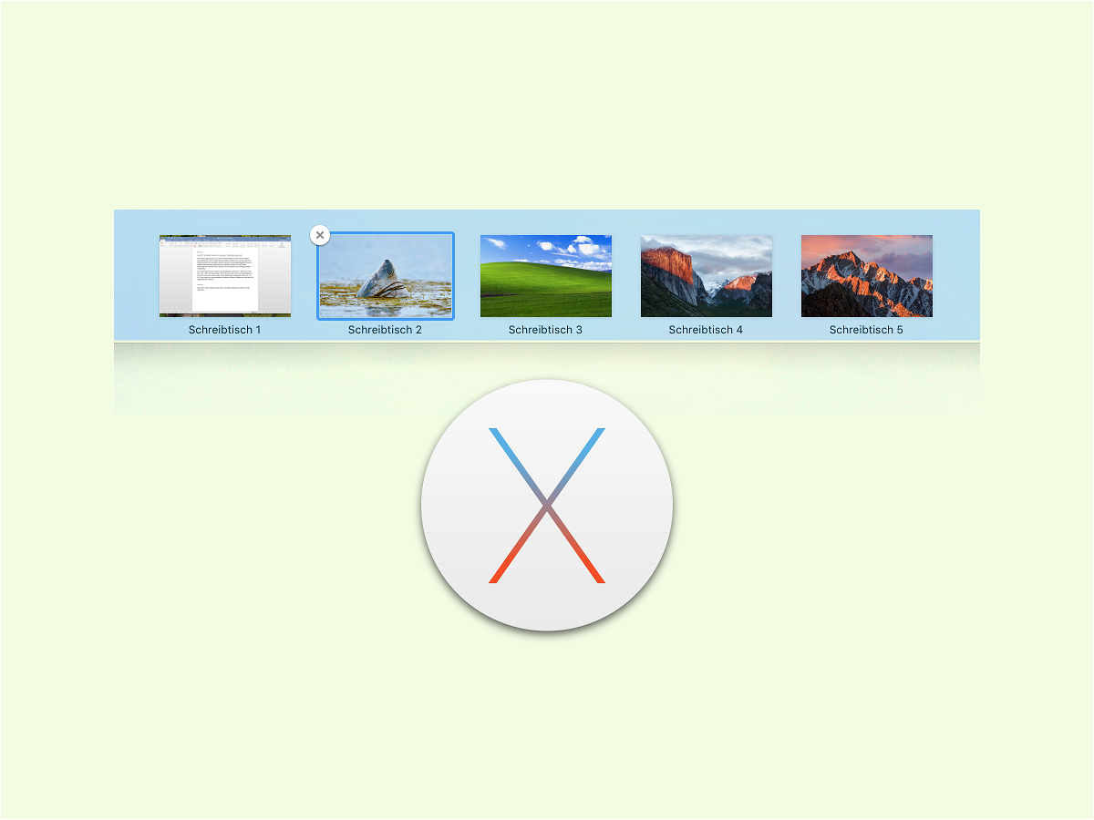 macOS: Schneller zwischen virtuellen Desktops wechseln