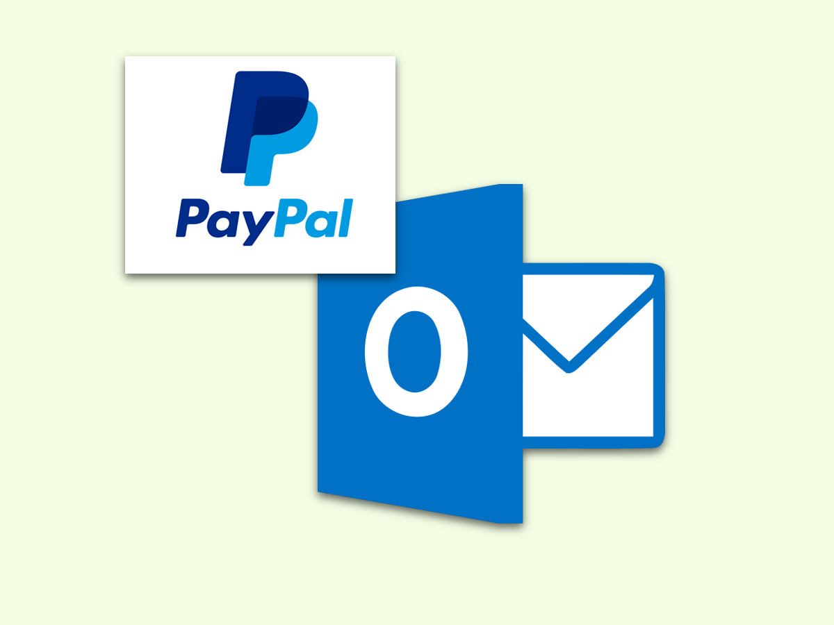 Mit PayPal Geld direkt über Outlook versenden