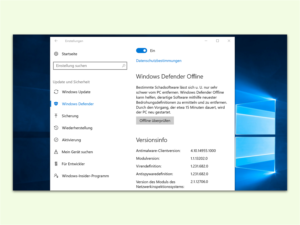 Windows 10: Root-Kits vom System entfernen