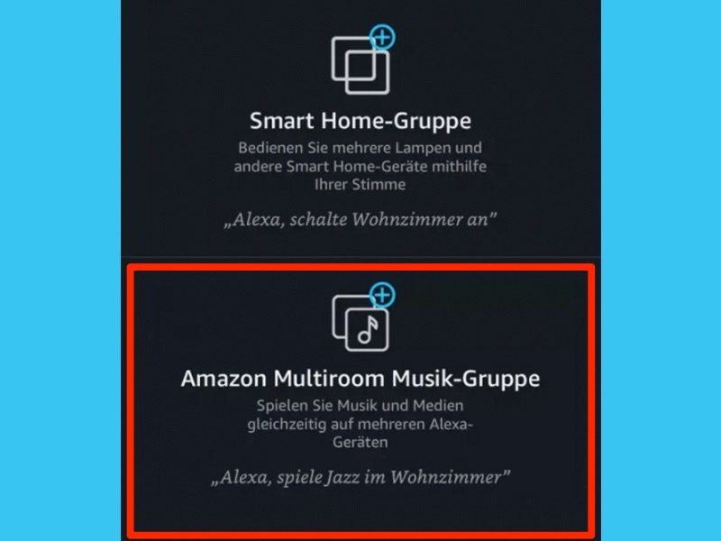 Multiroom Musik-Gruppe mit Amazon Echo einrichten
