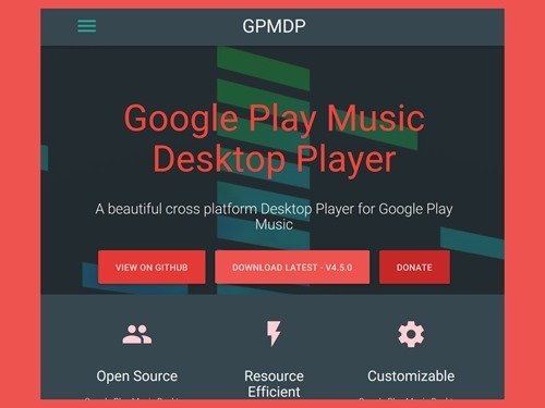 Desktop-App für Google Music