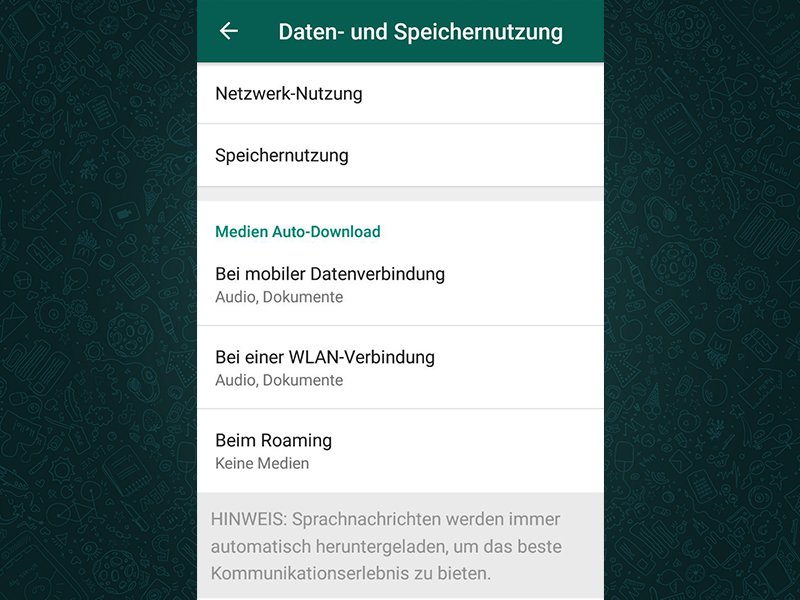 WhatsApp-Bilder auf einer externen Speicherkarte sichern