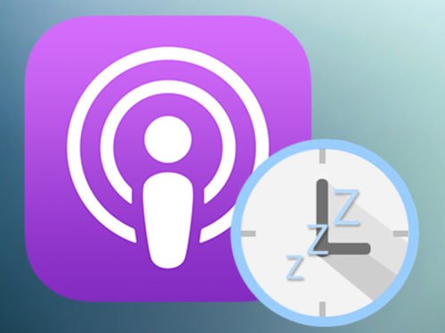 Schlaf-Timer in der Podcast-App aktivieren