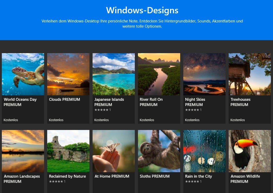 Wechselnde Bildschirmhintergründe in Windows 10