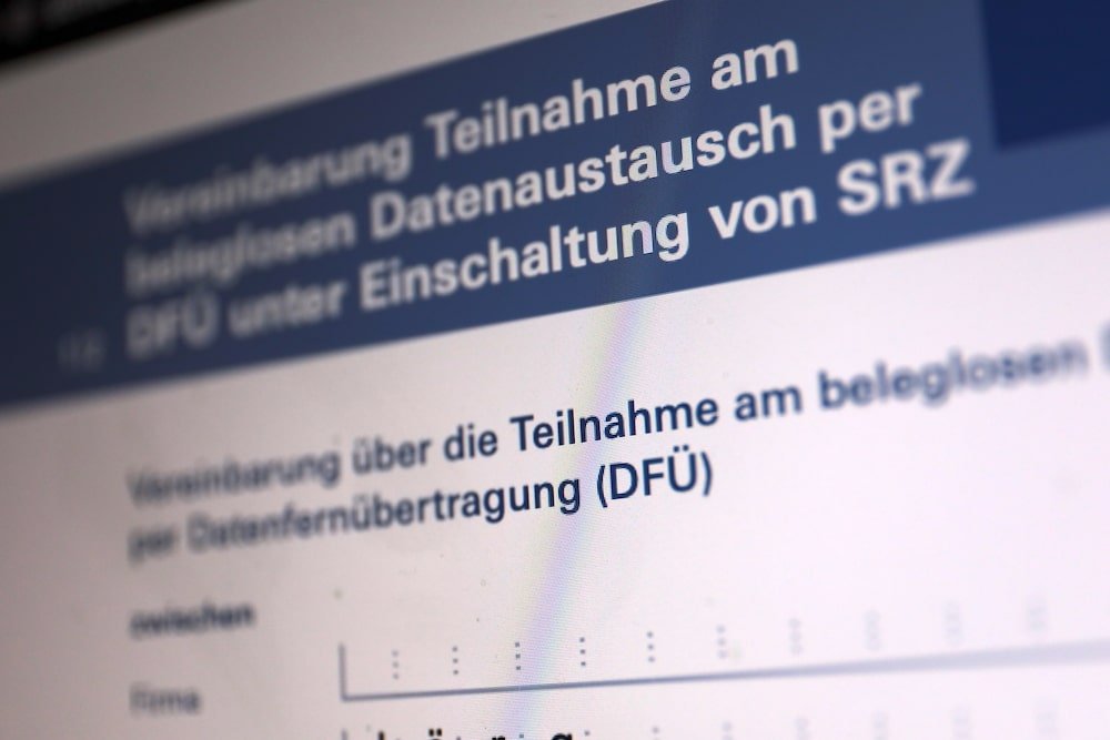 Antrag bei der Deutschen Bank: Willkommen im DFÜ-Zeitalter