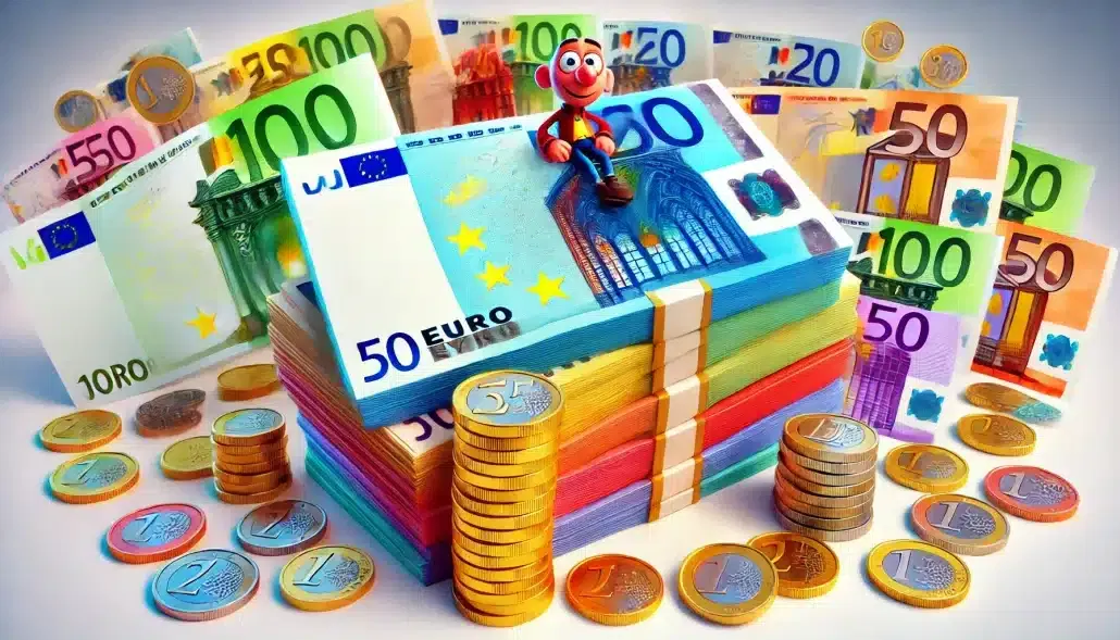 Bargeld lacht: Auch in Deutschland wird Bargeld allmählich unwichtiger